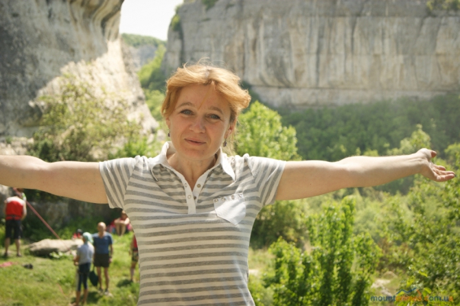 Очередные ветеранские состязания в Бахчисарае (Скалолазание)