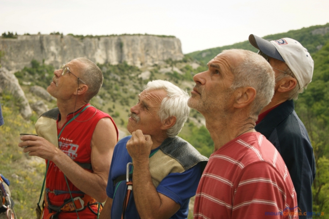 Очередные ветеранские состязания в Бахчисарае (Скалолазание)