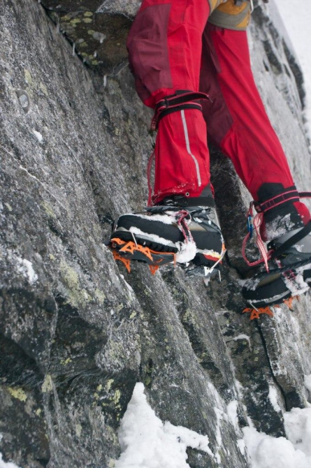 Кошки в Хибинах. Cassin BladeRunner (Альпинизм, blade runner, бахарев, альпклуб мэи, хибины)