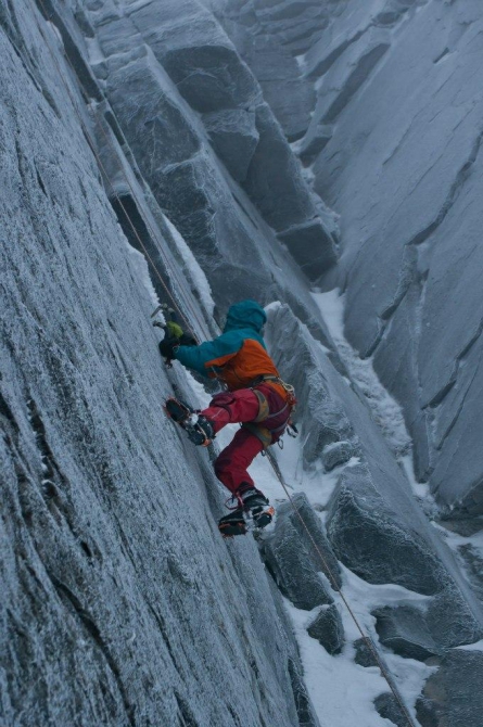 Кошки в Хибинах. Cassin BladeRunner (Альпинизм, blade runner, бахарев, альпклуб мэи, хибины)
