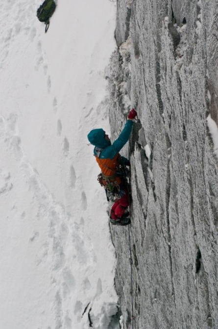 Кошки в Хибинах. Cassin BladeRunner (Альпинизм, blade runner, бахарев, альпклуб мэи, хибины)
