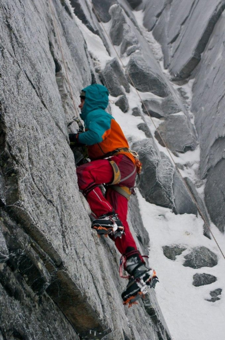 Кошки в Хибинах. Cassin BladeRunner (Альпинизм, blade runner, бахарев, альпклуб мэи, хибины)