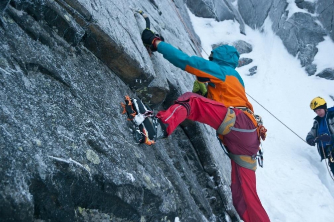 Кошки в Хибинах. Cassin BladeRunner (Альпинизм, blade runner, бахарев, альпклуб мэи, хибины)