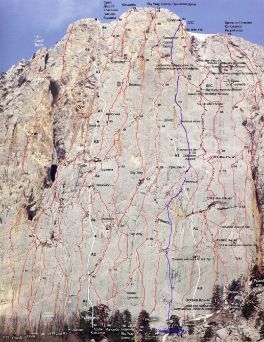 Остров Крым в апреле 2014 (Альпинизм, школа альпинизма, обучение, нефедов, сергей, интенсивный курс, bigwall+ито, морчека, длс, бровь, центр, змейка, рукопись, мачомбо)