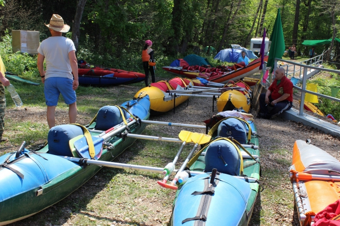 Красный Ключ 2014 - "жара и ледяная вода" (гребной слалом)