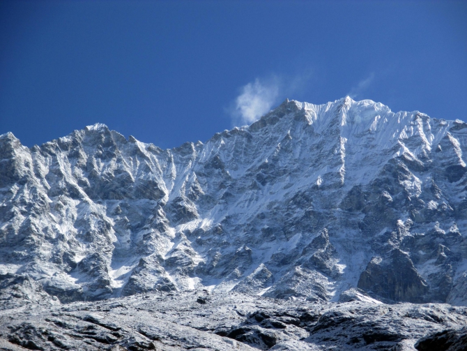 Тамсерку, юго-западная стена, знакомство с красавицей (Альпинизм, лончинский, гуков, thamserku, strongart.ru, рэк)