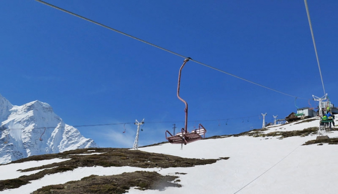 Альп-курс для лыжных гидов / Школа Гидов, Терскол (фоторепорт, Бэккантри/Фрирайд, таня вилимович, миша гринев, rmga, ifmga, кирилл анисимов, алекс кузмицкий, гиды, приэльбрусье, скитур, эльбрус)