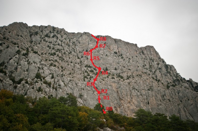 "Пьяный угол” 5А - новый маршрут на Мердвень-каясы (Альпинизм, одоев, гостев, крым, первопроход, фаис севастополь)