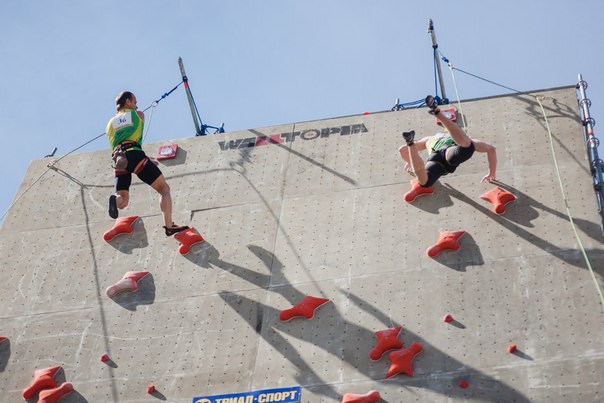 Абдрахманов и Красавина – чемпионы России-2014 в дисциплине скорость! (Скалолазание, сергей абдрахманов, евгений асташкин, елена маркушева, анна цыганова, юлия левочкина, станислав кокорин, мария красавина, арсений шевченко, николай шихов, пермь, сергей синицын, трудность, чемпионат россии, москва, боулдеринг, скалолазание)
