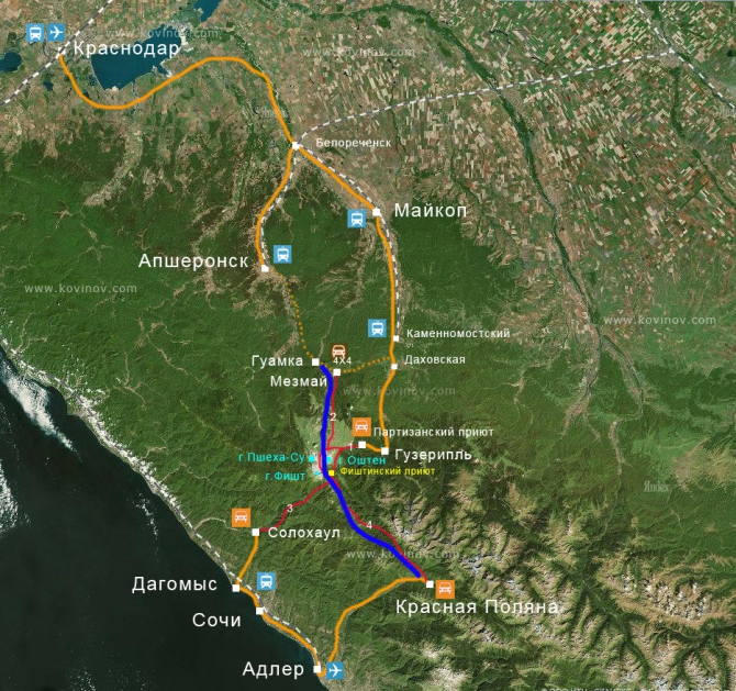 Приглашаю в поход из Адыгеи через Фишт в Красную поляну 20-29 июня 2014 (Горный туризм, кавказ, приглашение, гуамка, лагонаки)