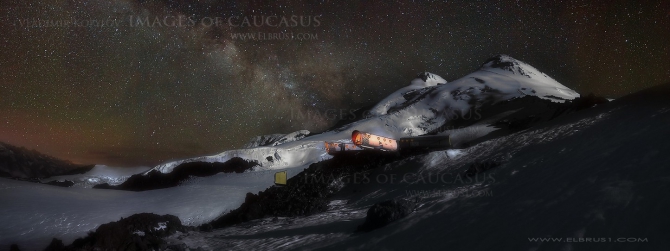 Эко-отель Leaprus на Эльбрусе - Романтика лунных ночей... (Альпинизм, кавказ, донгу-орун семерка)