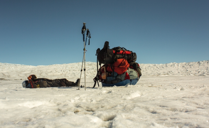 Отчёт о кайт-лыжном походе по Гренландии, совершавшийся группой туристов МАИ весной 2014 года. (Альпинизм, семенов в., чижик д., тимошенов а., издательство самовар, «лаборатория микроприборов», relieff, sub food, skycountry, valery-semenov.ru, нпф баск, турклуб маи, гренландия, экспедиция)