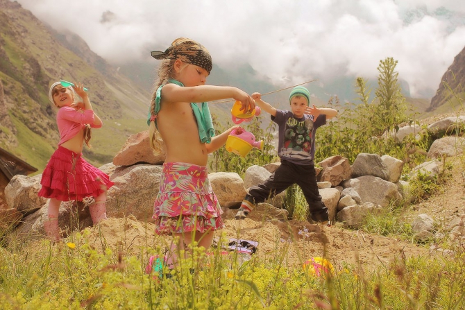 "Безенги" - детям! (Путешествия, альплагерь безенги, горы, дети, кавказ)