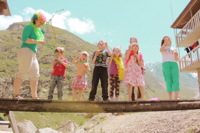 "Безенги" - детям! (Путешествия, альплагерь безенги, горы, дети, кавказ)