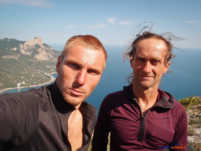 Крым, г.Куш-Кая, маршрут "Гипербола", 6А (Альпинизм, первопроход, описание, батилиман, крымский горный клуб, кемпинг-парк куш-кая)