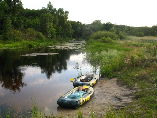 В краю водяных лилий и кувшинок. (Путешествия, река орель, сплав на лодках, водные путешествия, водные лилии.)