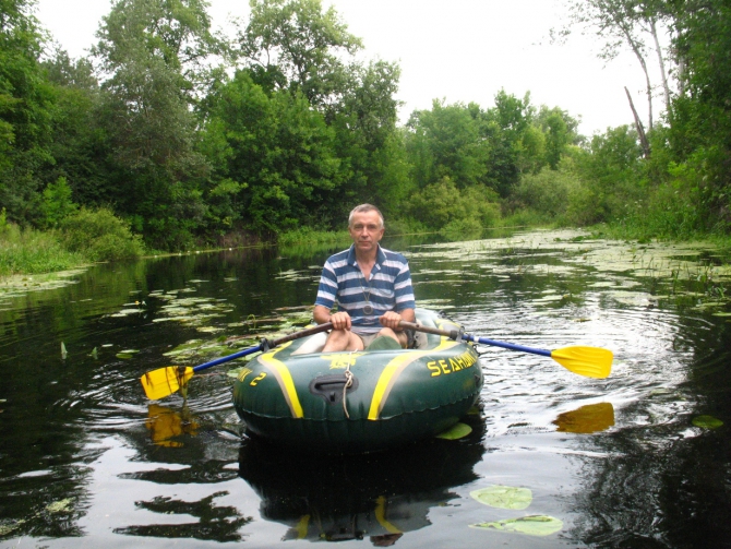 В краю водяных лилий и кувшинок. (Путешествия, река орель, сплав на лодках, водные путешествия, водные лилии.)
