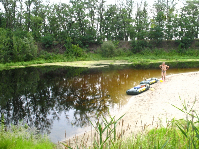 В краю водяных лилий и кувшинок. (Путешествия, река орель, сплав на лодках, водные путешествия, водные лилии.)