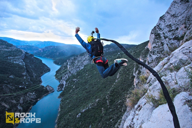 Проект: Монт Ребей. Роуп-джамп экспедиция с амбициями! (Воздух, роуп-джампинг, ropejumping, испания., рекорд)