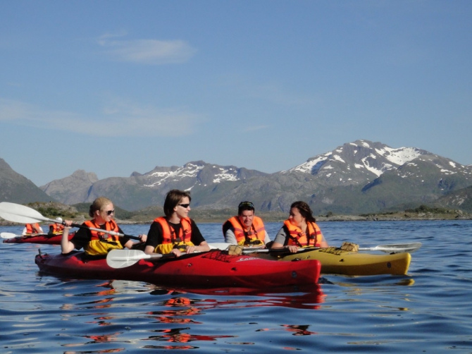 Лофотены. Лагуна Лауквика. (Вода, norway, кякинг, каяки, lofoten, норвегия, лофотенские острова, морские каяки)