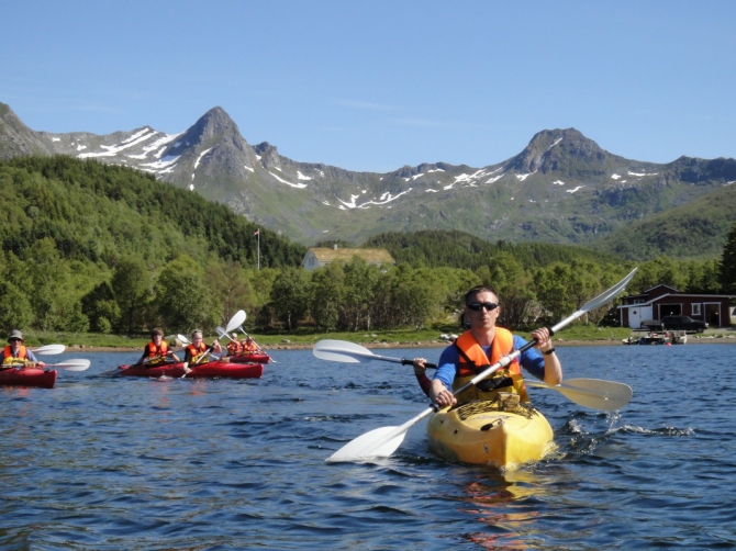 Лофотены. Лагуна Лауквика. (Вода, norway, кякинг, каяки, lofoten, норвегия, лофотенские острова, морские каяки)