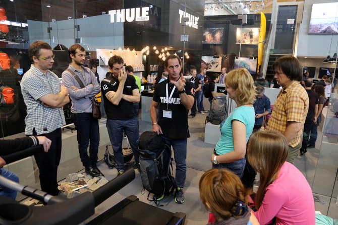 Одна глава из Outdoor-2014 (снаряжение, фридрихсхафен, рюкзаки, thule, коляска для бега)