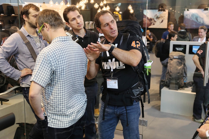 Одна глава из Outdoor-2014 (снаряжение, фридрихсхафен, рюкзаки, thule, коляска для бега)