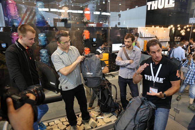 Одна глава из Outdoor-2014 (снаряжение, фридрихсхафен, рюкзаки, thule, коляска для бега)