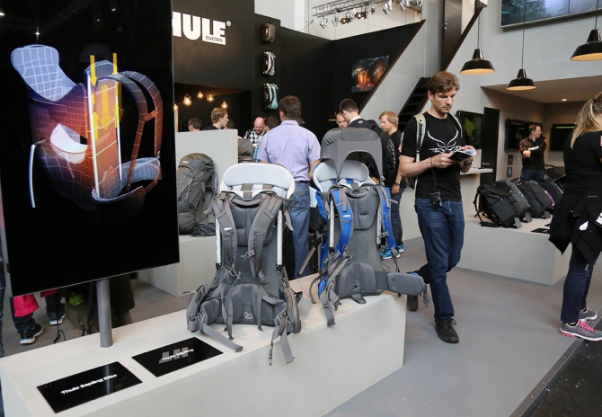 Одна глава из Outdoor-2014 (снаряжение, фридрихсхафен, рюкзаки, thule, коляска для бега)