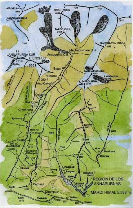 НЕПАЛ- ТИБЕТ 2007 (Альпинизм, гималаи, катманду, покхара, марди гимал, рыбий хвост)