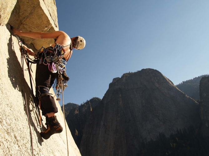 El Cap. The Shield. VI 5.7 C4 or A3, 30 верёвок (Альпинизм, yosemite, йосемиты, эль капитан, el capitan, half dom)