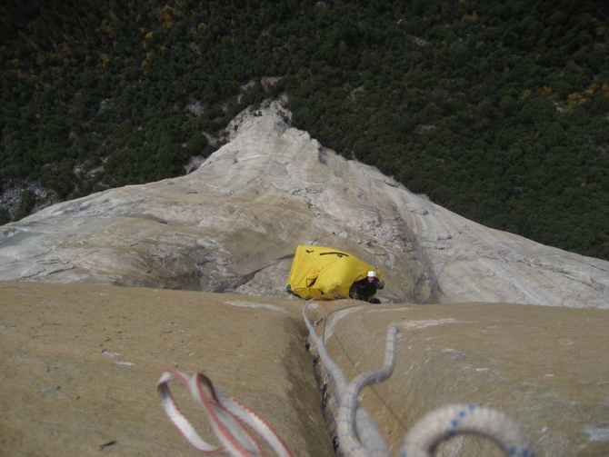 El Cap. The Shield. VI 5.7 C4 or A3, 30 верёвок (Альпинизм, yosemite, йосемиты, эль капитан, el capitan, half dom)
