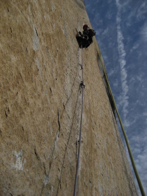 El Cap. The Shield. VI 5.7 C4 or A3, 30 верёвок (Альпинизм, yosemite, йосемиты, эль капитан, el capitan, half dom)