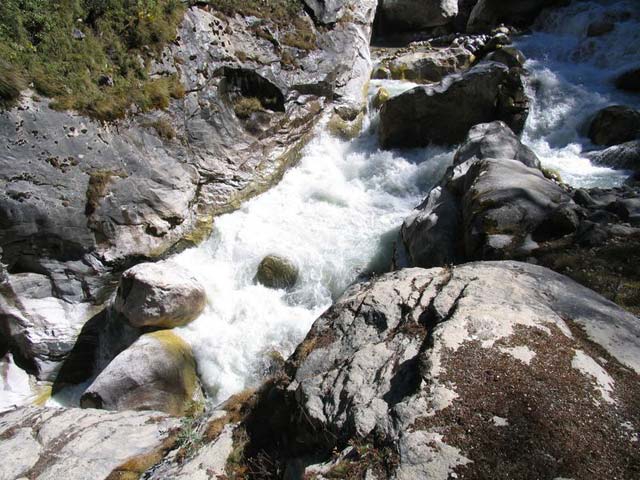 Томск-Гималаи: Река набирает мощь (Вода, пермит, томск-гималаи-2007, ковалевский, дудх-коси, катамаран, экспедиция, каякинг)