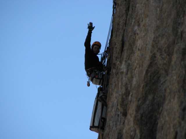 Каравшин 2007 и забавные приключения Демченков на большой-пребольшой стене (Альпинизм)