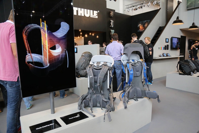 Одна глава из Outdoor-2014 (снаряжение, фридрихсхафен, рюкзаки, thule, коляска для бега)