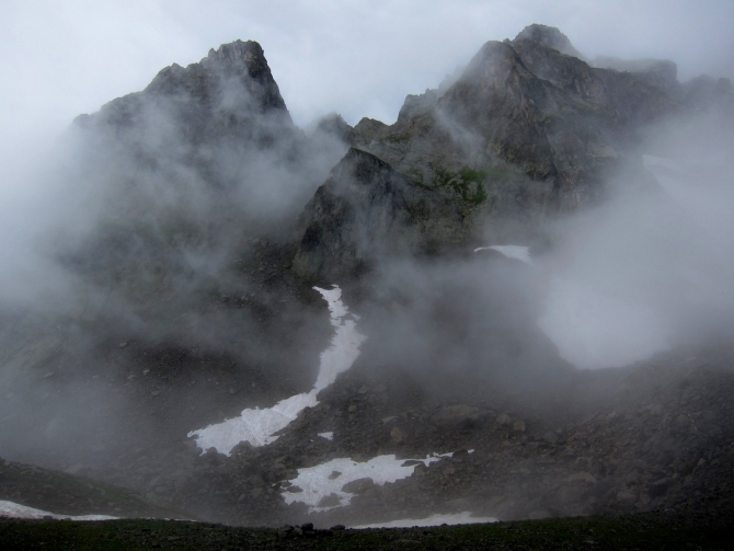 "Непогода в горах непогода"© или "Июль в Шамони" (Альпинизм, альпы, альпинизм в альпах, мюнхенский альпклуб)