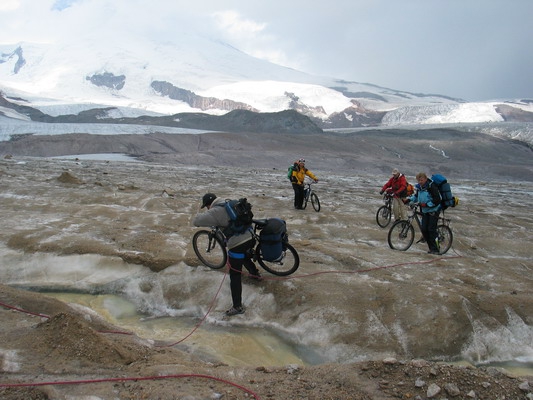 Маршрут мечта или на велосипедах вокруг Эльбруса (вокруг эльбруса на велосипедах, velopunk club им.глеба травина, велотуризм, велопоходы, mtb)