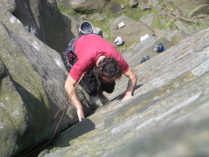 Трад и боулдеринг в Stanage, Peak District, UK (Альпинизм, скалолазание, альпинизм)