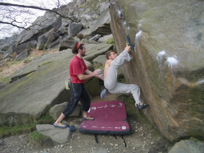 Трад и боулдеринг в Stanage, Peak District, UK (Альпинизм, скалолазание, альпинизм)