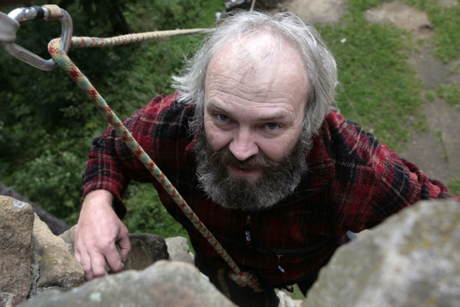 Каменный скалодром в Десногорске. Продолжение. (Скалолазание)