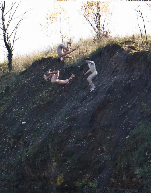 Клифджампинг в Подмосковье (забеги, мороз)