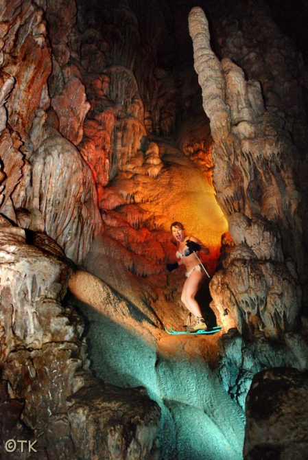 Арт-фотография под землей. (Спелеология, спелеология, пещеры, календарь, крым, speleo, караби, красная, кизил коба, паводок, кастере)