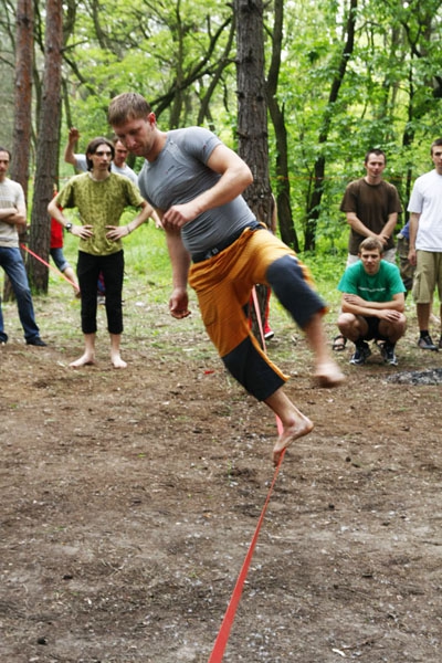 Киевский слэклайн фестиваль состоялся !!! (slackline, слєклайн)