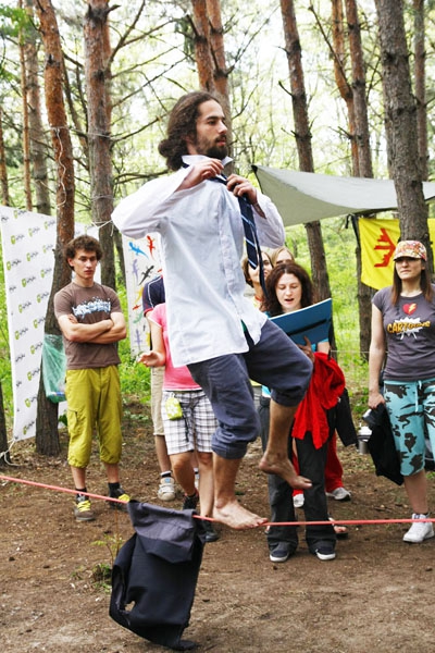 Киевский слэклайн фестиваль состоялся !!! (slackline, слєклайн)