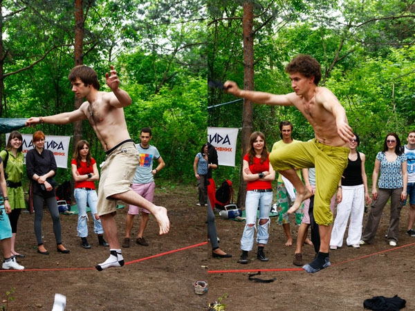 Киевский слэклайн фестиваль состоялся !!! (slackline, слєклайн)