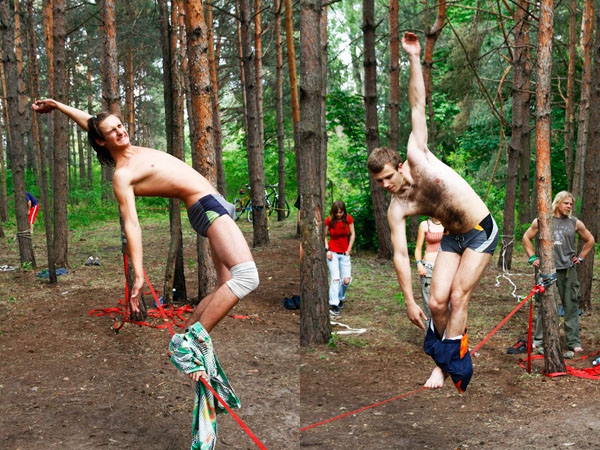 Киевский слэклайн фестиваль состоялся !!! (slackline, слєклайн)