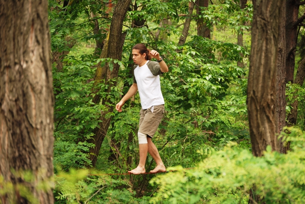 Киевский слэклайн фестиваль состоялся !!! (slackline, слєклайн)