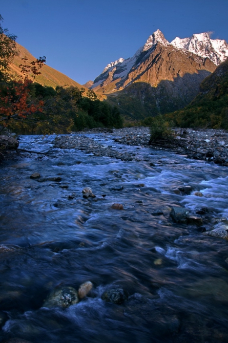 Фотографируем зубров (Путешествия, осень, домбай)