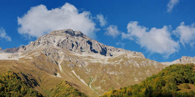 Фотографируем зубров (Путешествия, осень, домбай)